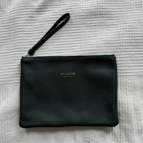 ALD Small Leather Pouch Botanical Green - Picture 4 of 9